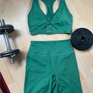 Green Whitney Simmons Workout Set Size Medium